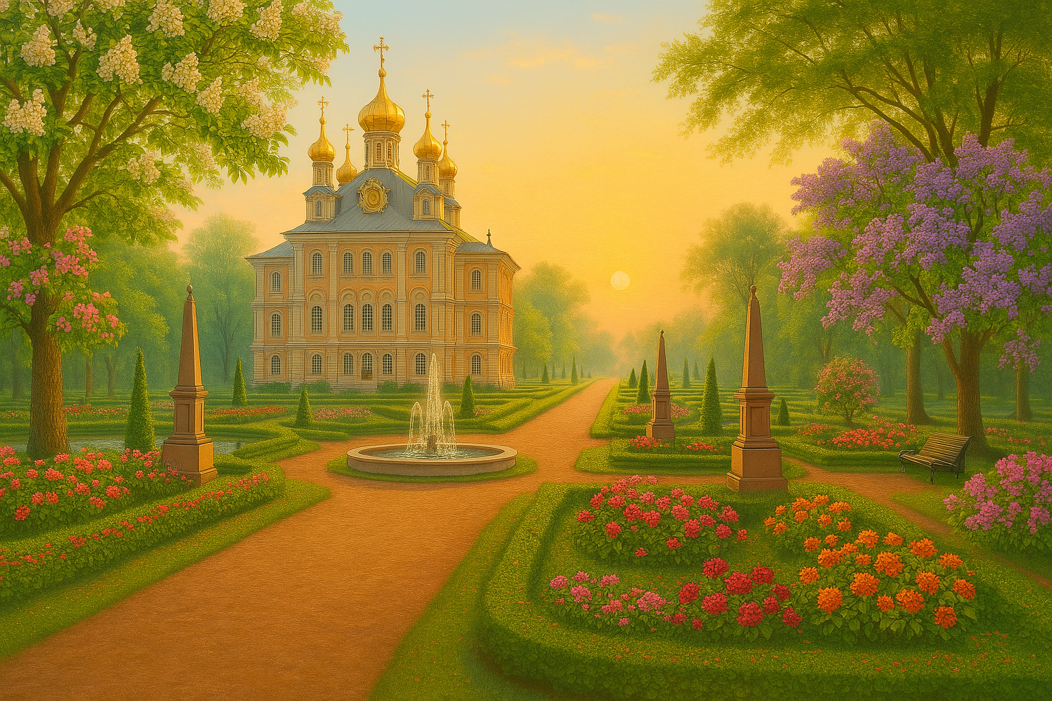 Царский парк, входящий в лето